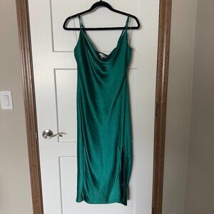 Justify Emerald Green Slip Dress Size M